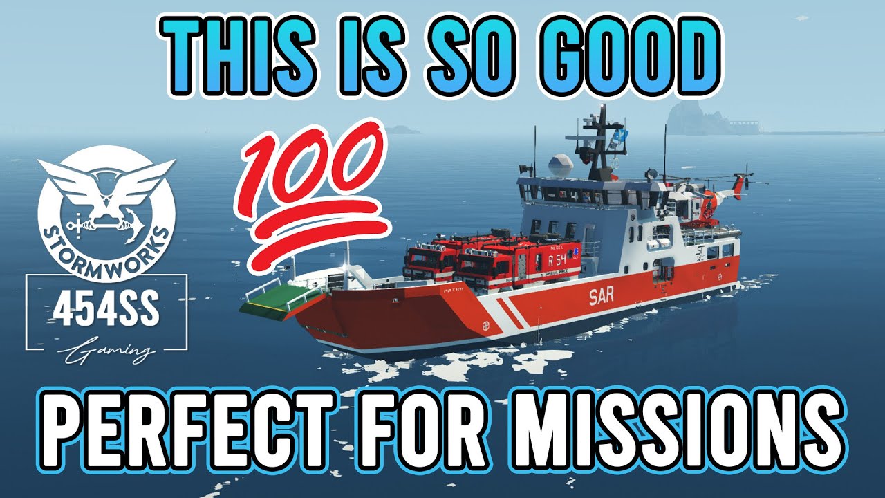 Extremely detailed and practical SAR Landing Craft (Stormworks)