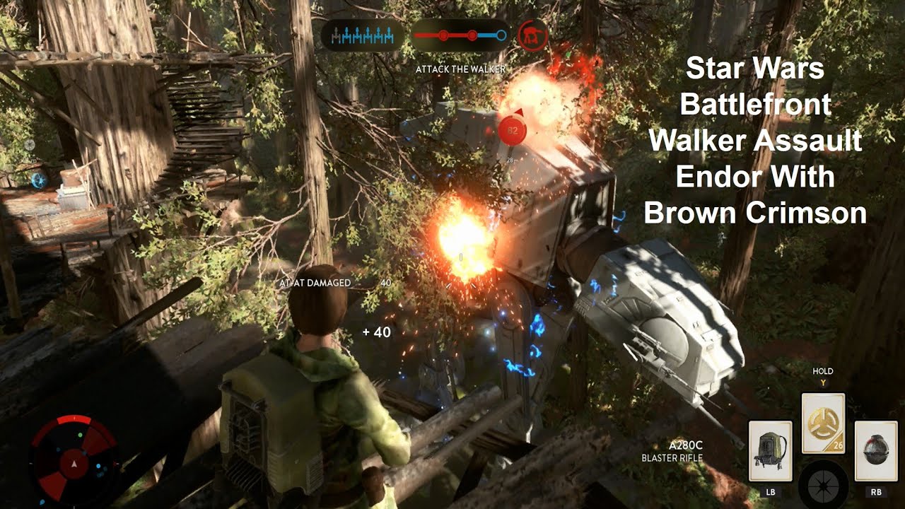 Star Wars Battlefront Walker Assault Endor