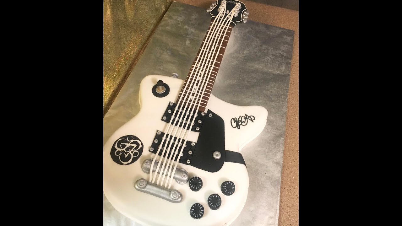 Electric Guitar Cake | Pastel de Guitarra Electrica | DIY & How to
