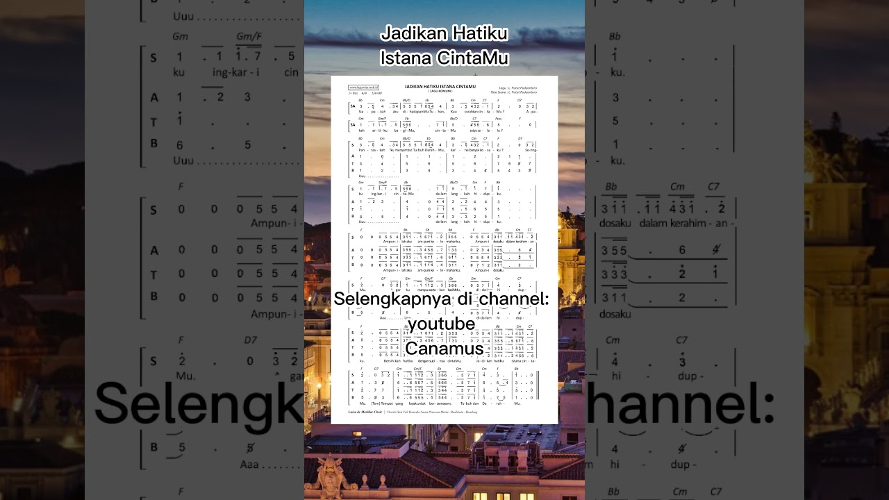 Lagu Komuni_Jadikan Hatiku Istana CintaMu