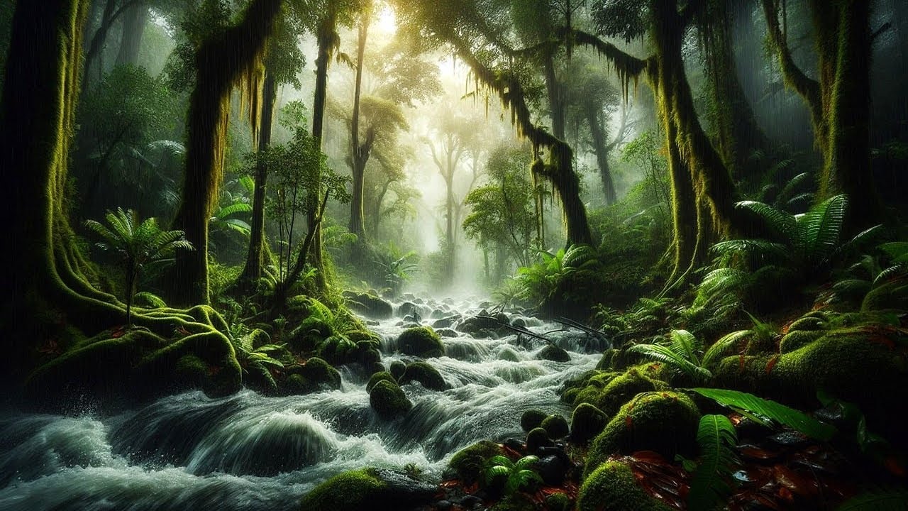 🌿 Volando entre Selvas y Junglas 🦜 Música Relajante y Sonidos de Paz entre Paisajes Exóticos 🌺