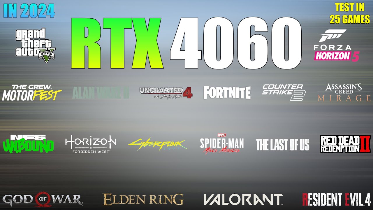 RTX 4060 Laptop : Test in 25 Games in 2024 - Really a Gaming Beast!