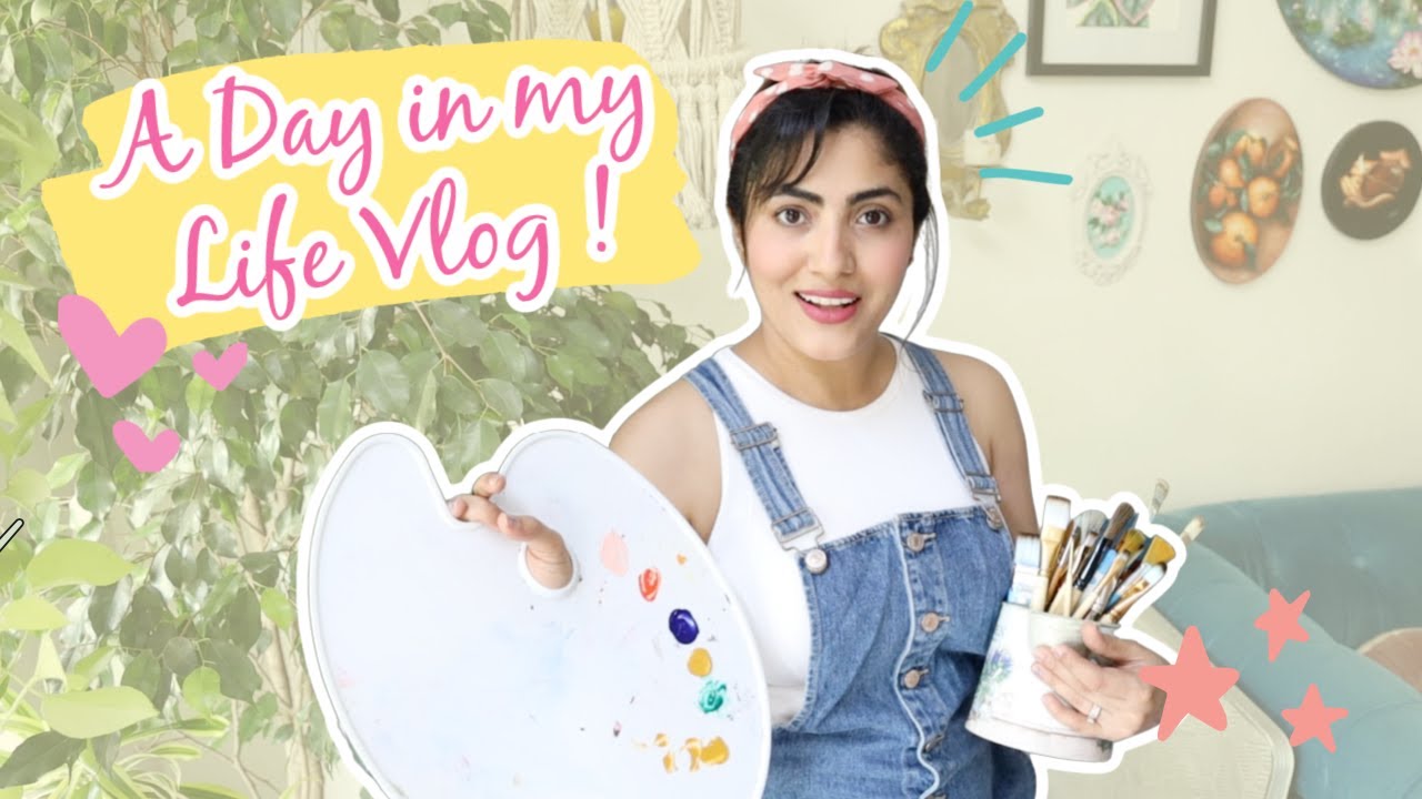 Realistic day in my life Vlog/ 24 hrs with a full time Artist🤗