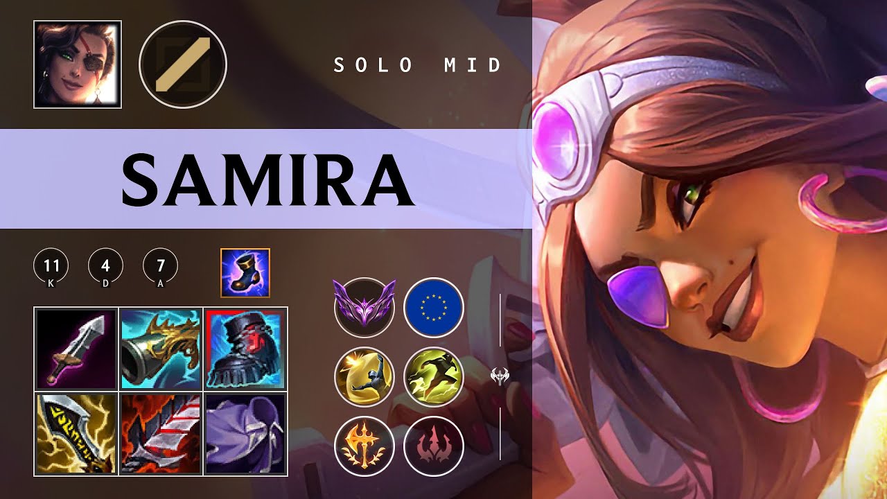Samira Mid vs Ekko - EUW Master Patch 26.01