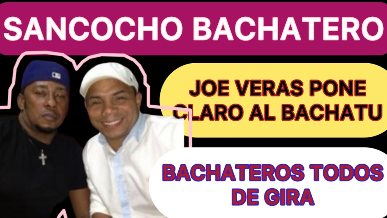 JOE VERAS PONE CLARO A ANTHONY SANTOS - BACHATEROS ABANDONAN RD (Sancocho Bachatero)