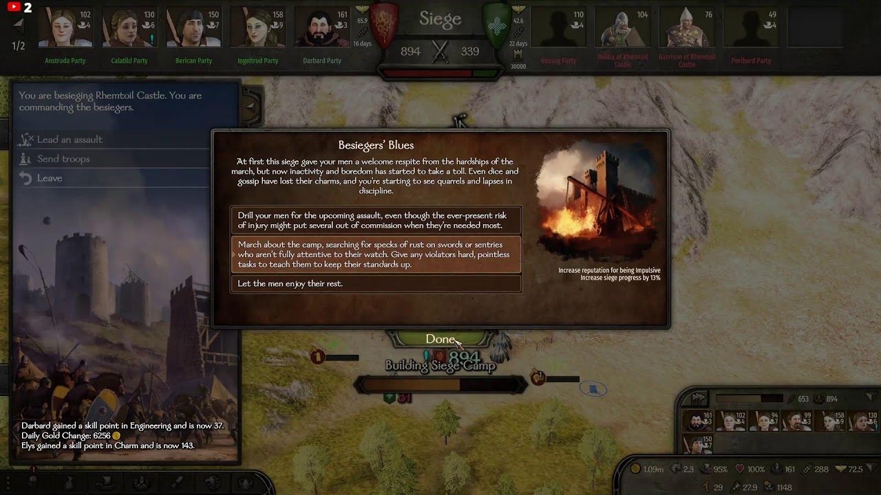 Mount and Blade 2 Bannerlord and music, come hang or chat 