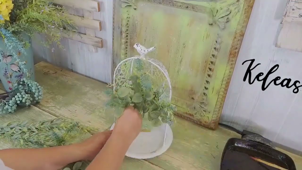 Birdie Floral Arrangement Replay | Spring Centerpiece DIY Tutorial