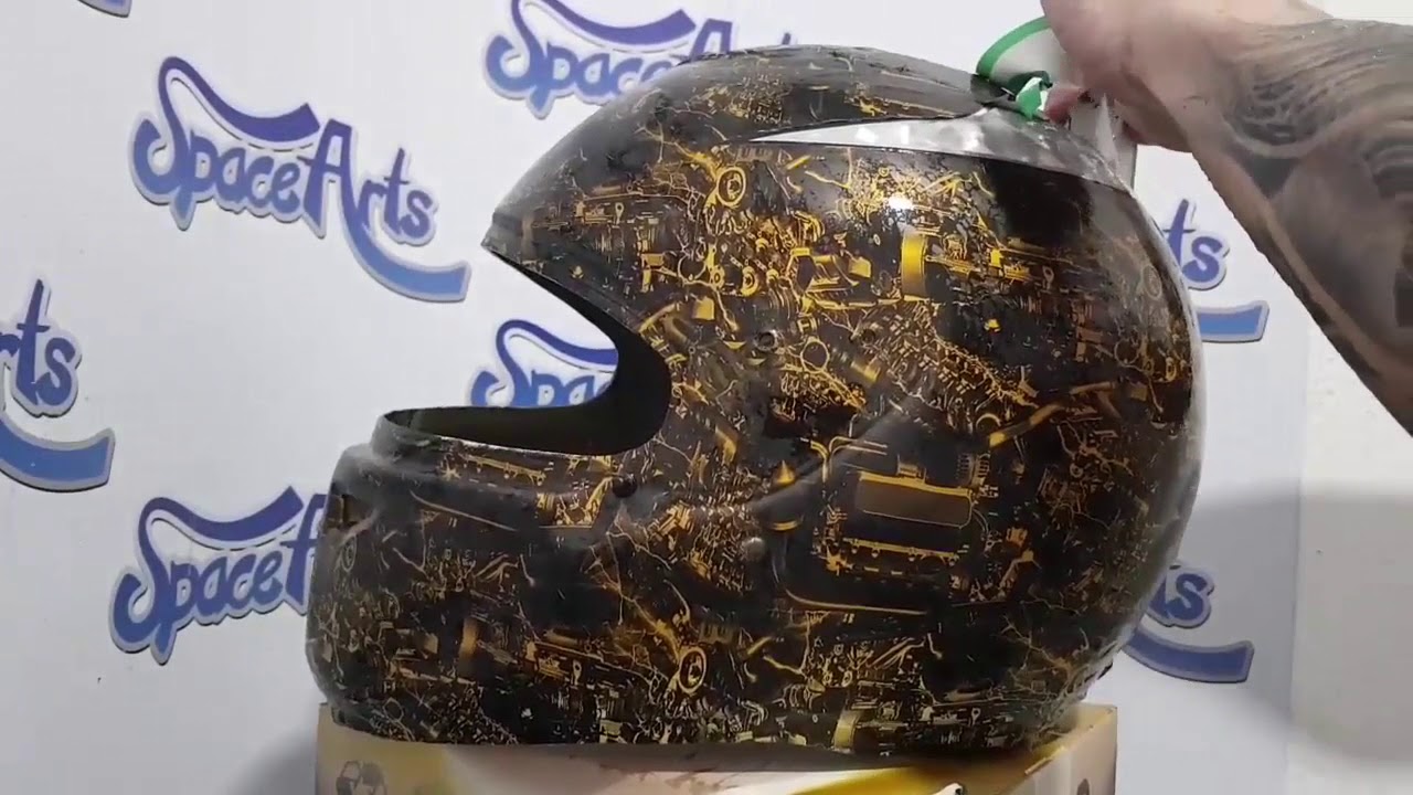 Aprenda Como Fazer Pintura Hidrográfica em Capacete e Monte Seu Próprio Negócio