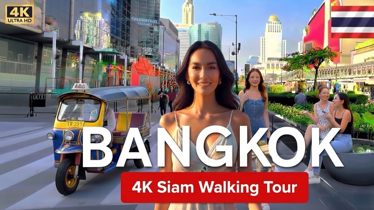 Bangkok, Thailand Walking Tour 🇹🇭 Central World to Siam Square & MBK | 4K HDR 60fps