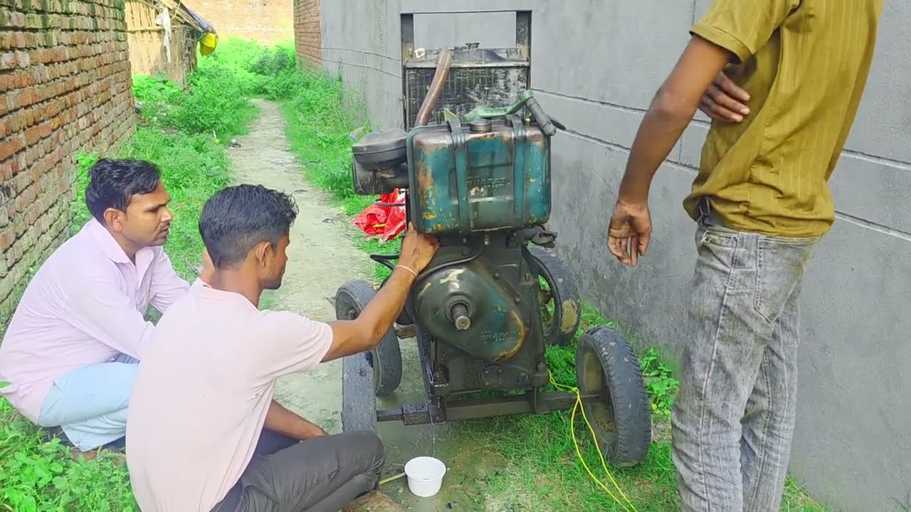 Diesel engine generator heavy starting 