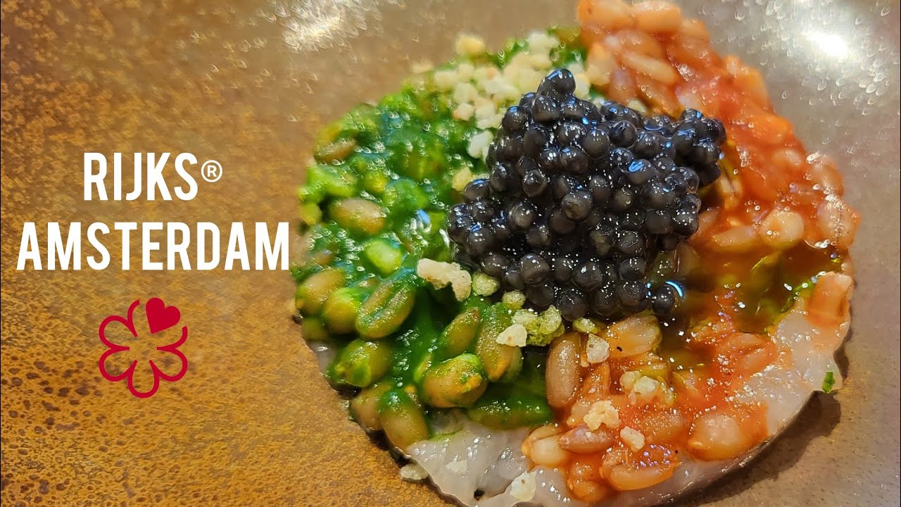 [1 мин] RIJKS&reg; Amsterdam, ресторан с одной звездой Мишлен с 2016 года. Хорошая презентация.