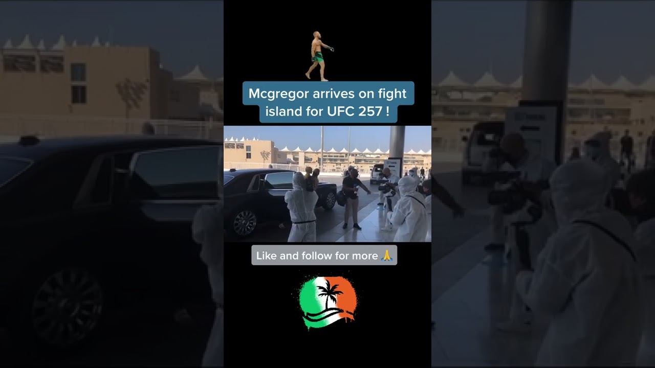 Mcgregor arrives on fight island for UFC 257 - Joe Rogan Show 