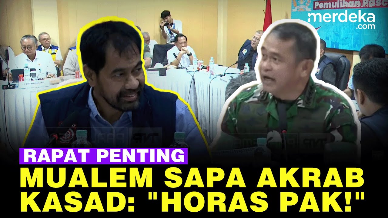 Pecah Gubernur Mualem Akrab Sapa Akrab Kasad TNI Maruli: Horas Pak!