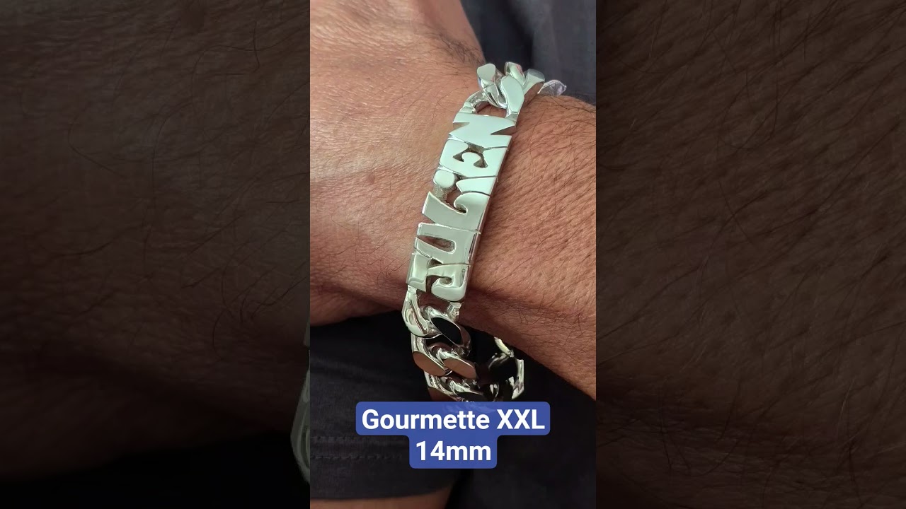 Gourmette XXL en argent massif 💎 Un bijou homme unique et puissant