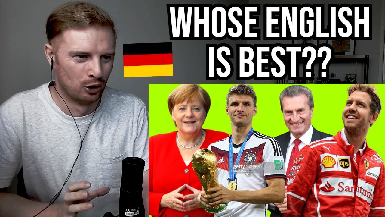 Reaction To German Celebrities Speaking English
