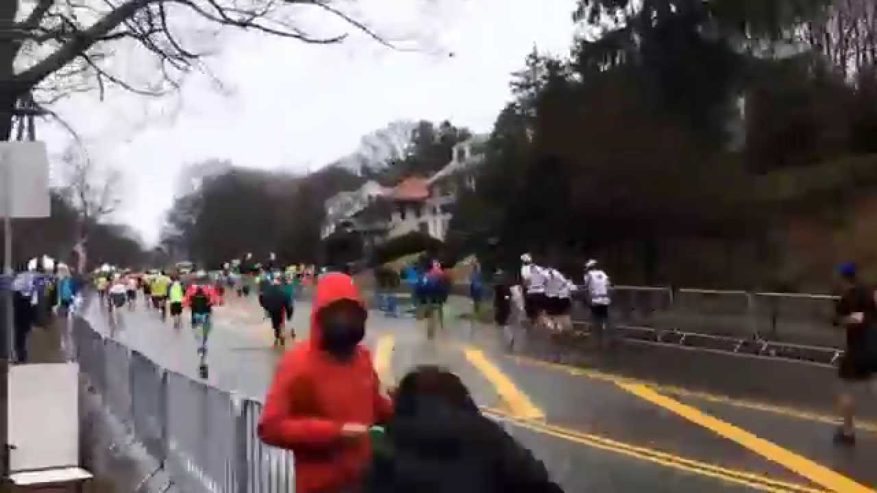 Heartbreak Hill, Boston Marathon 2015