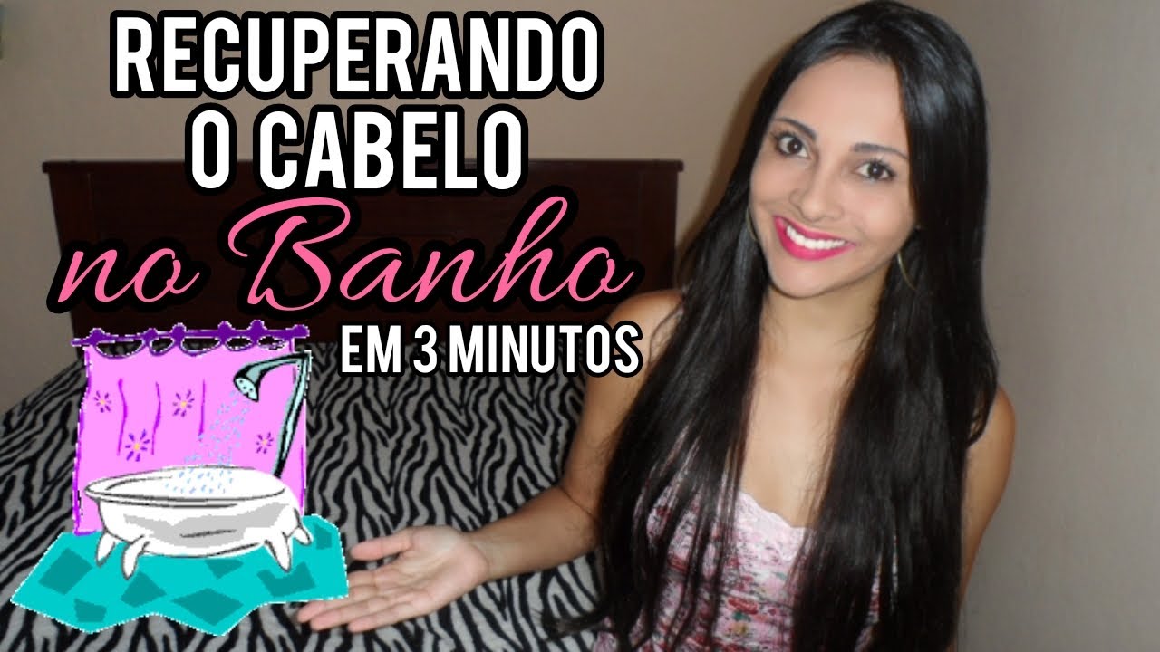 RECUPERANDO O CABELO NO BANHO EM 3 MINUTOS I RECEITA CASEIRA PODEROSA - VEDA #25
