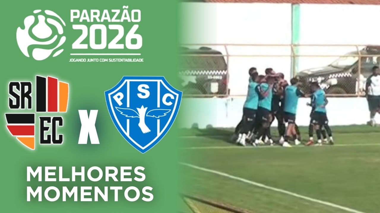 Santa Rosa x Paysandu - Melhores Momentos - Gols - 6&ordf; Rodada do Paraz&atilde;o 2026