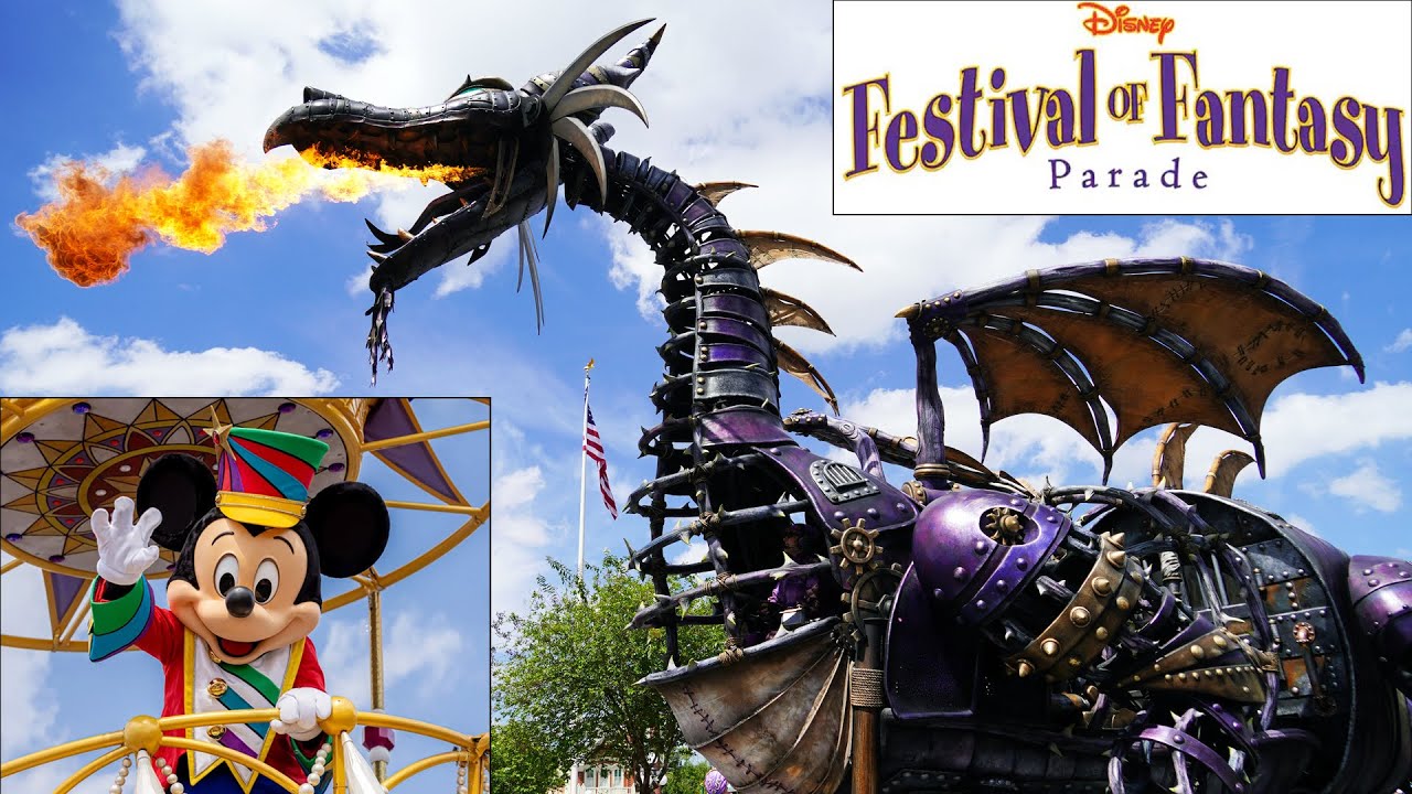 Disney Festival of Fantasy Parade - Multi Angle Version 2022 - Magic Kingdom - Walt Disney World