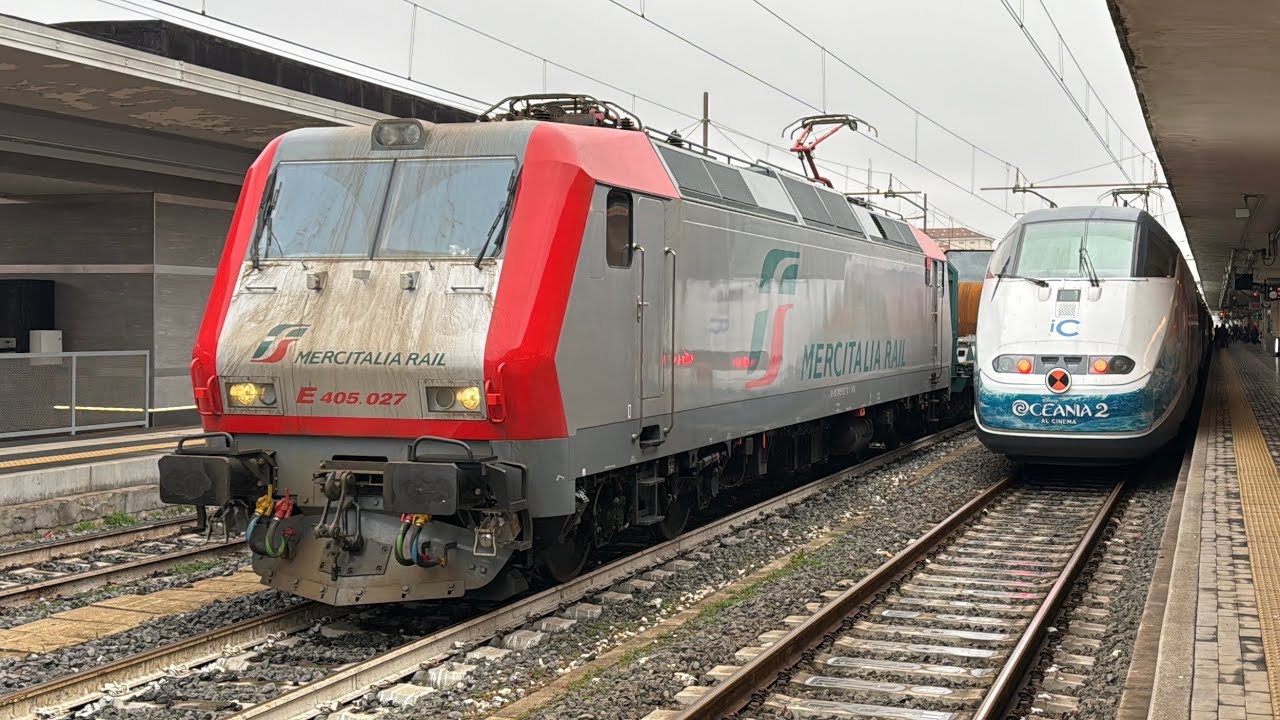 TRENI DIAGNOSTICI, PASSEGGERI E MERCI alla stazione di BOLOGNA CENTRALE!