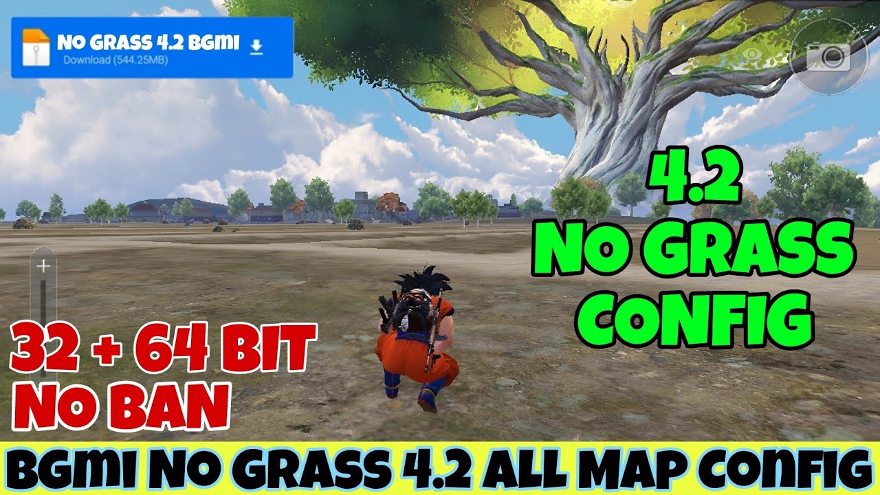 BGMI 4.2 NO GRASS CONFIG | BGMI 4.2 NO GRASS | BGMI 4.2 NO GRASS PAK | NO GRASS ALL MAP WORKING