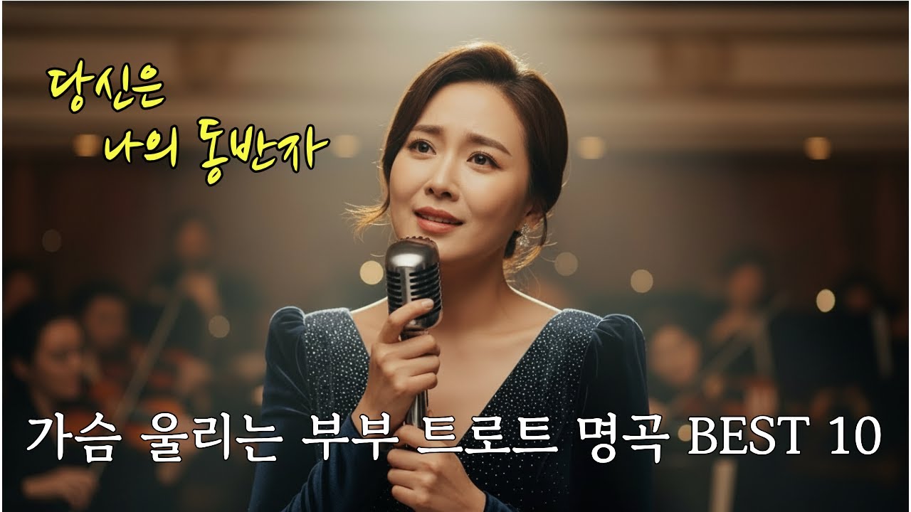 🔥 5060 중년들의 가슴을 울리는 부부 트로트 명곡 BEST 10