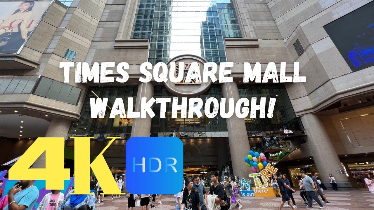 TIMES SQUARE LUXURY MALL | HONG KONG ISLAND | WALKTHROUGH JULY 2023 [ 4K Ultra HD ] [ HDR ]