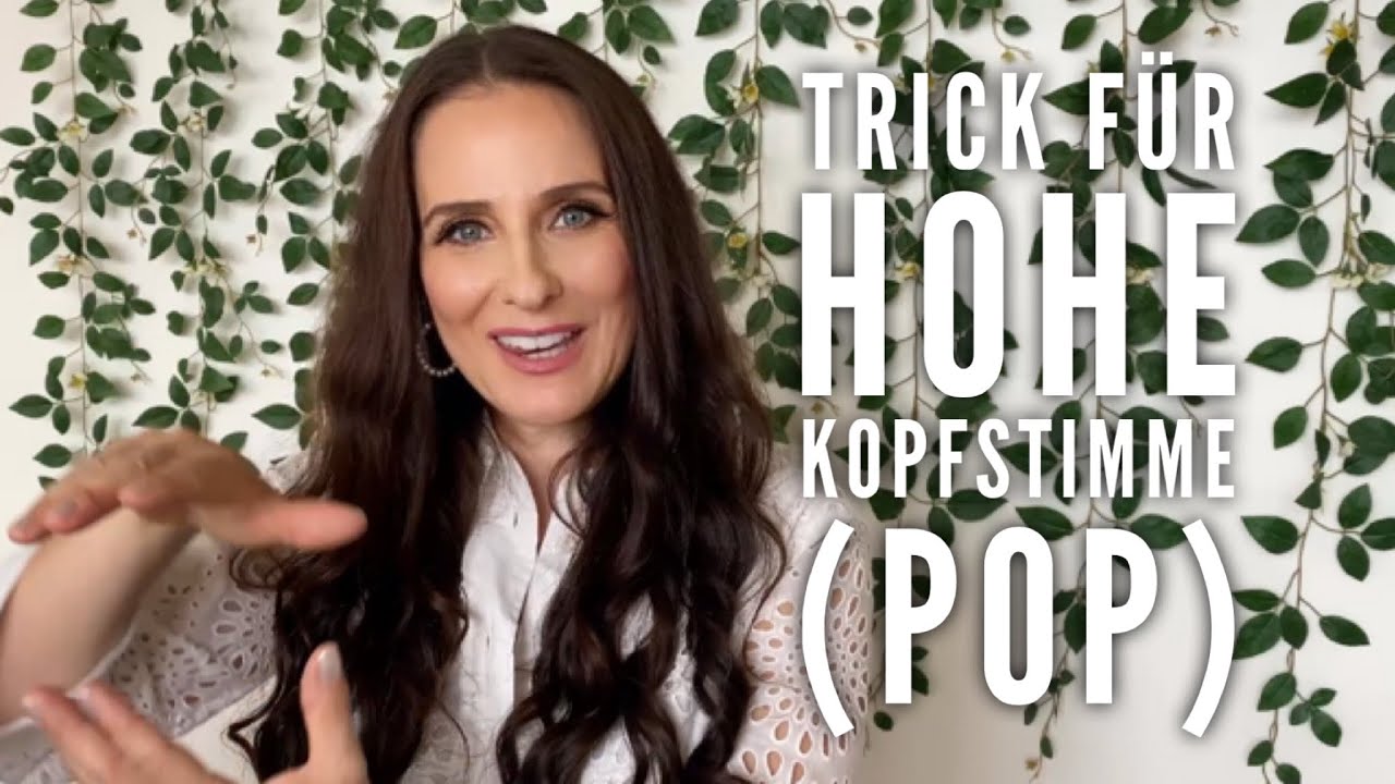 Mit diesem Trick erreichst du hohe Kopfstimm-Töne (Pop) leichter