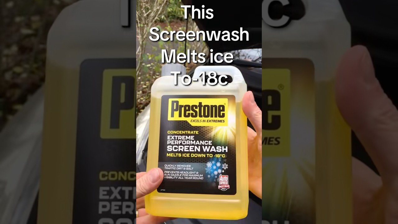 Using de icing screenwash #automobile #diy #tiktok #mechanic #repair
