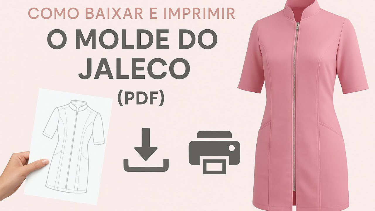 Como baixar um molde em PDF de roupa pelo celular
