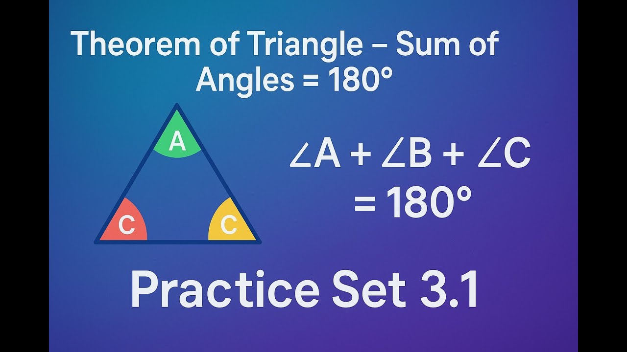 9th Maths 2 | Chapter 3 | Triangle | Lecture 1 | Theorem and Practice Set 3.1 | Maharashtra Board