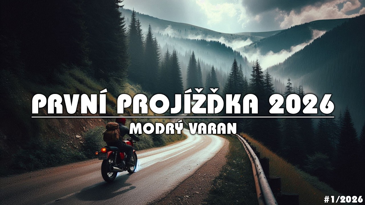 První projížďka roku 2026 | Modrý Varan | #1/2026 | 4K