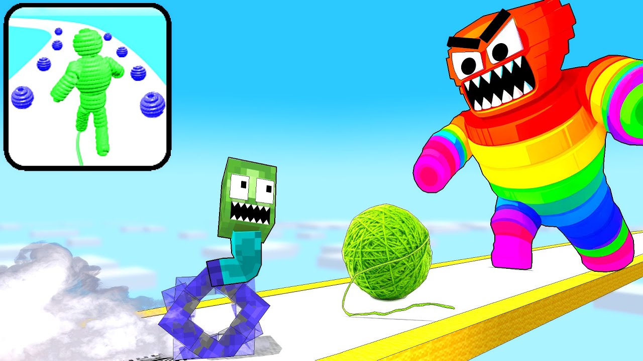 ROPE-MAN RUN CHALLENGE - Minecraft Animation