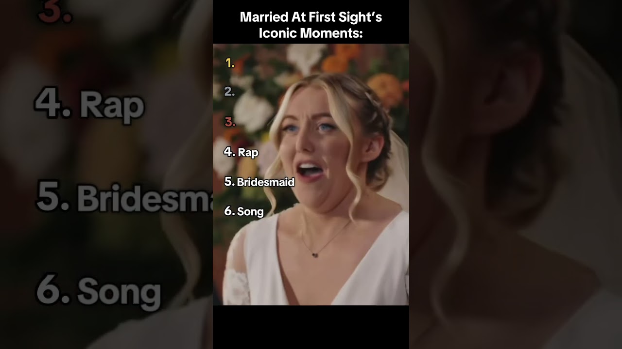 Married At First Sight&rsquo;s Iconic Moments #marriedatfirstsight #mafs #mafsuk #mafsau #iconicmoments