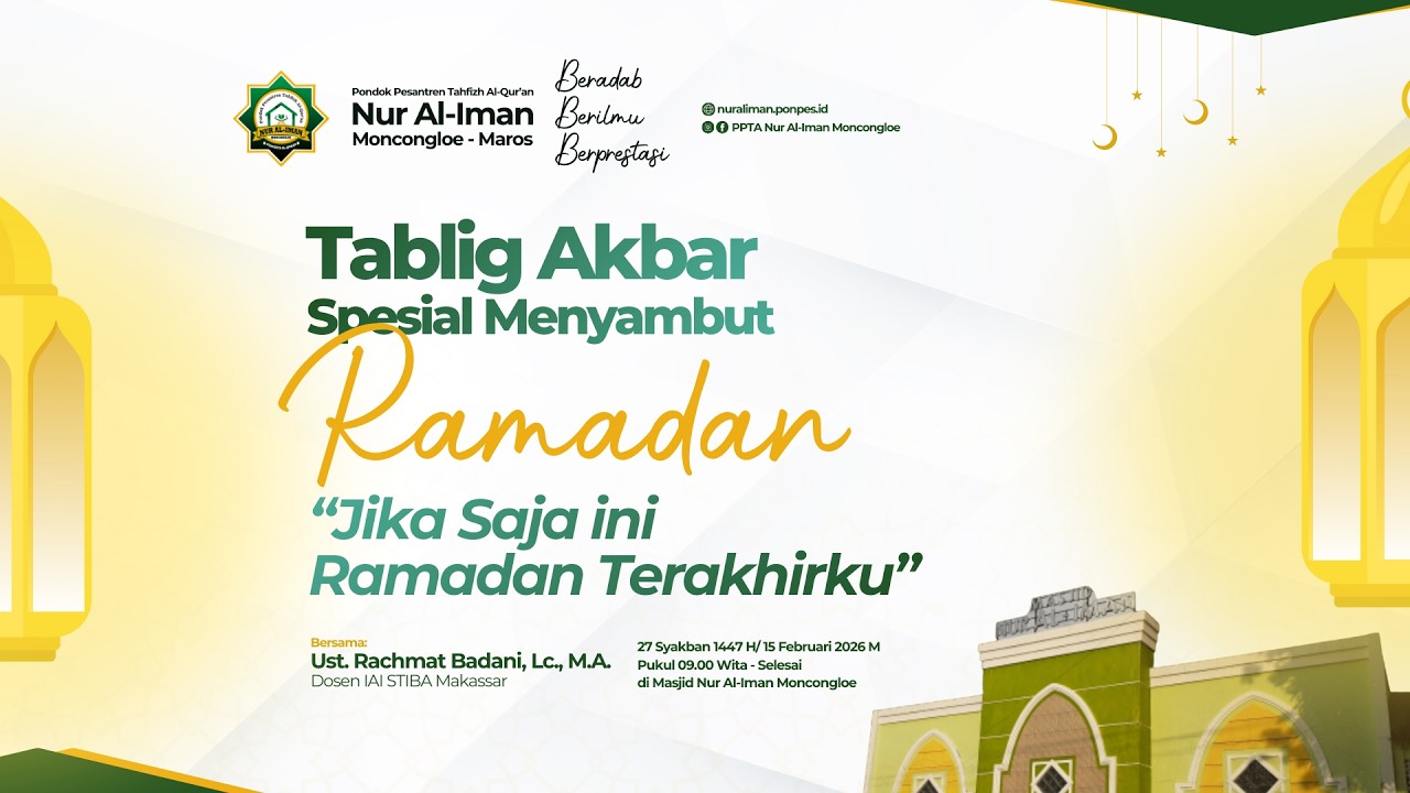 LIVE - TABLIG AKBAR MENYAMBUT RAMADAN 