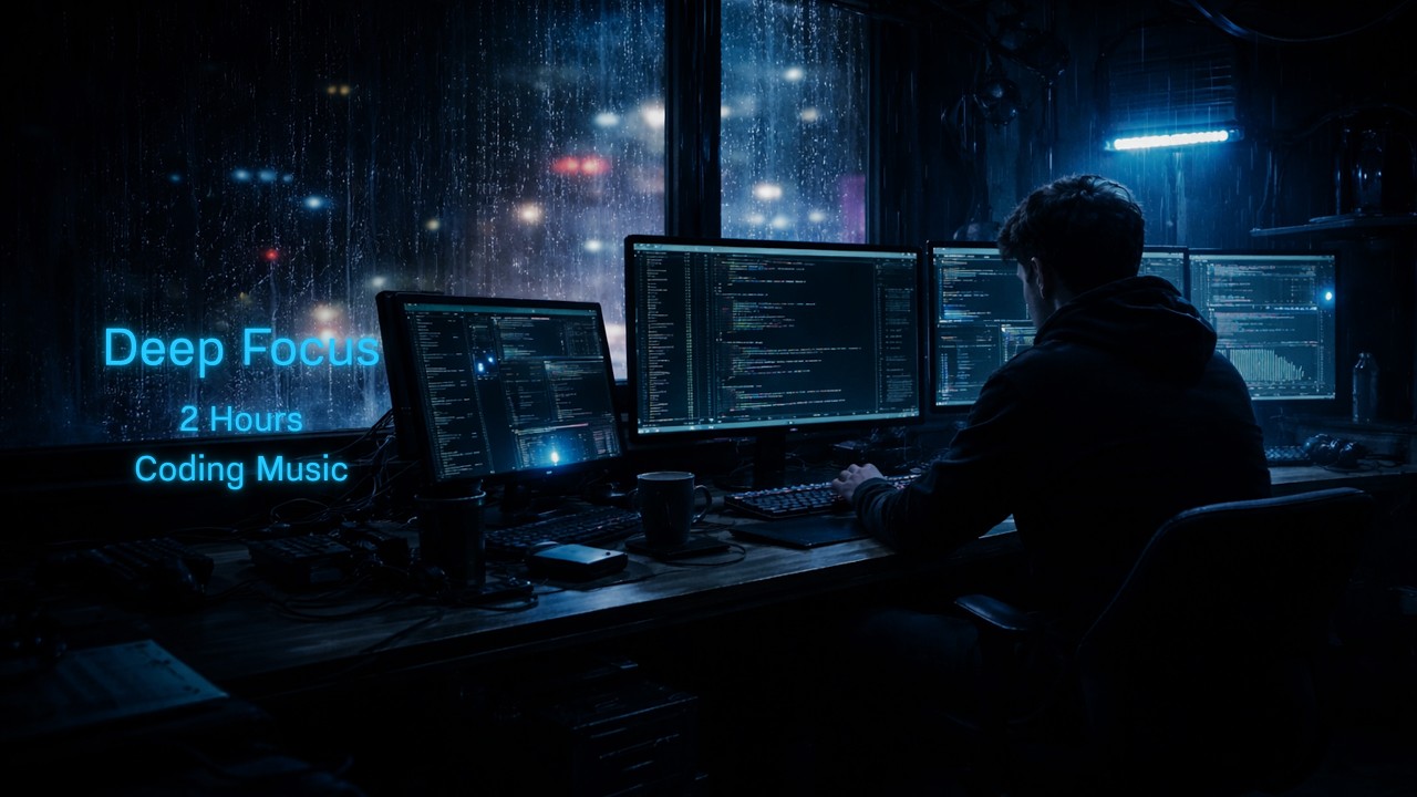 Deep Focus Coding Music 2 Hours | Midnight Debug