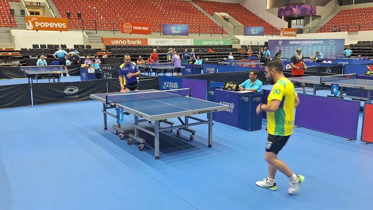 Mauro (Brasil A) x Leandro (Brasil B) Panamericano Paraguai V40 Equipes Grupo Único 