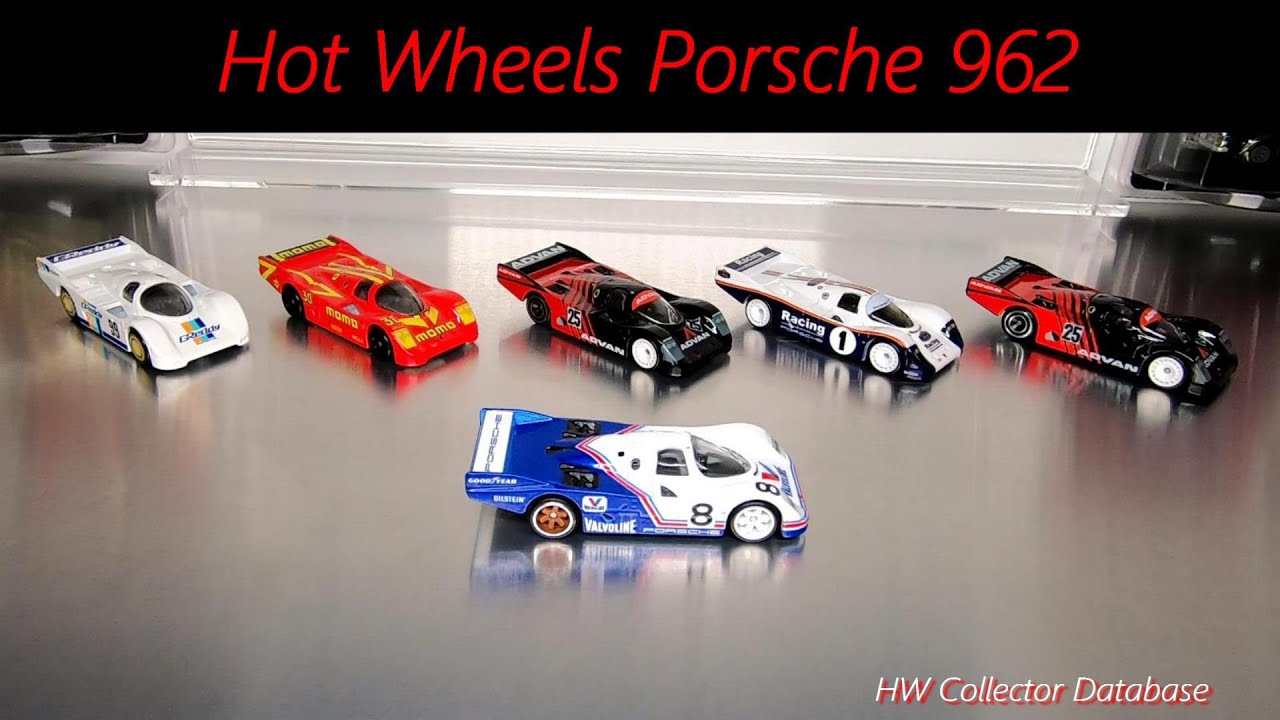 История создания Hot Wheels Porsche 962, все подробности о каждом релизе! Скачайте бесплатный чек-лист!