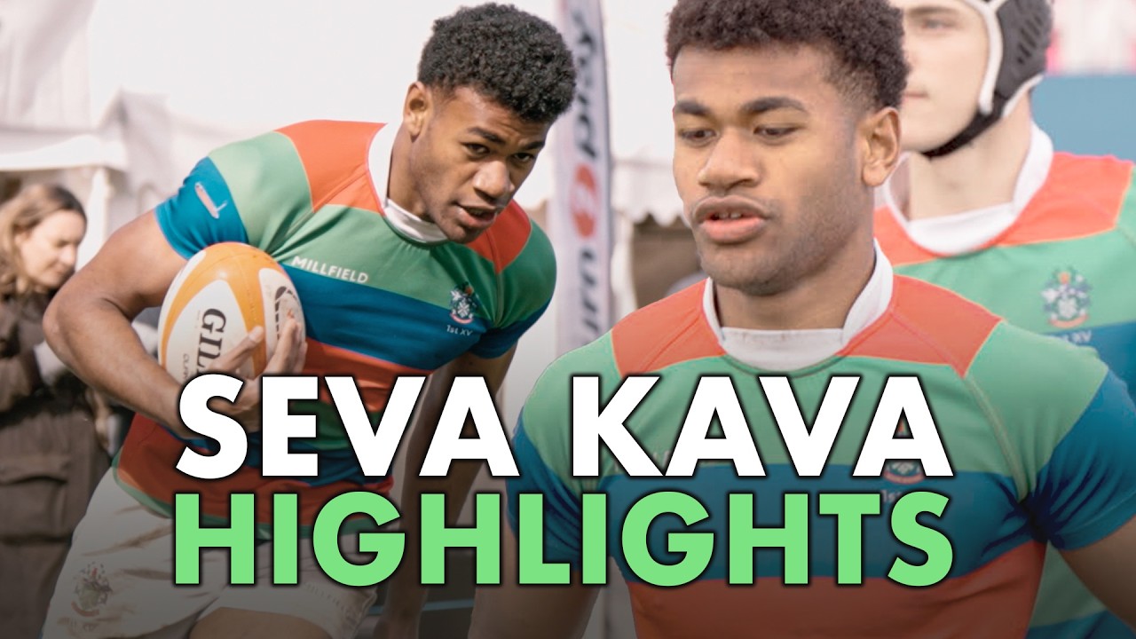 England rugby's exciting centre prodigy Seva Kava | Millfield Highlights