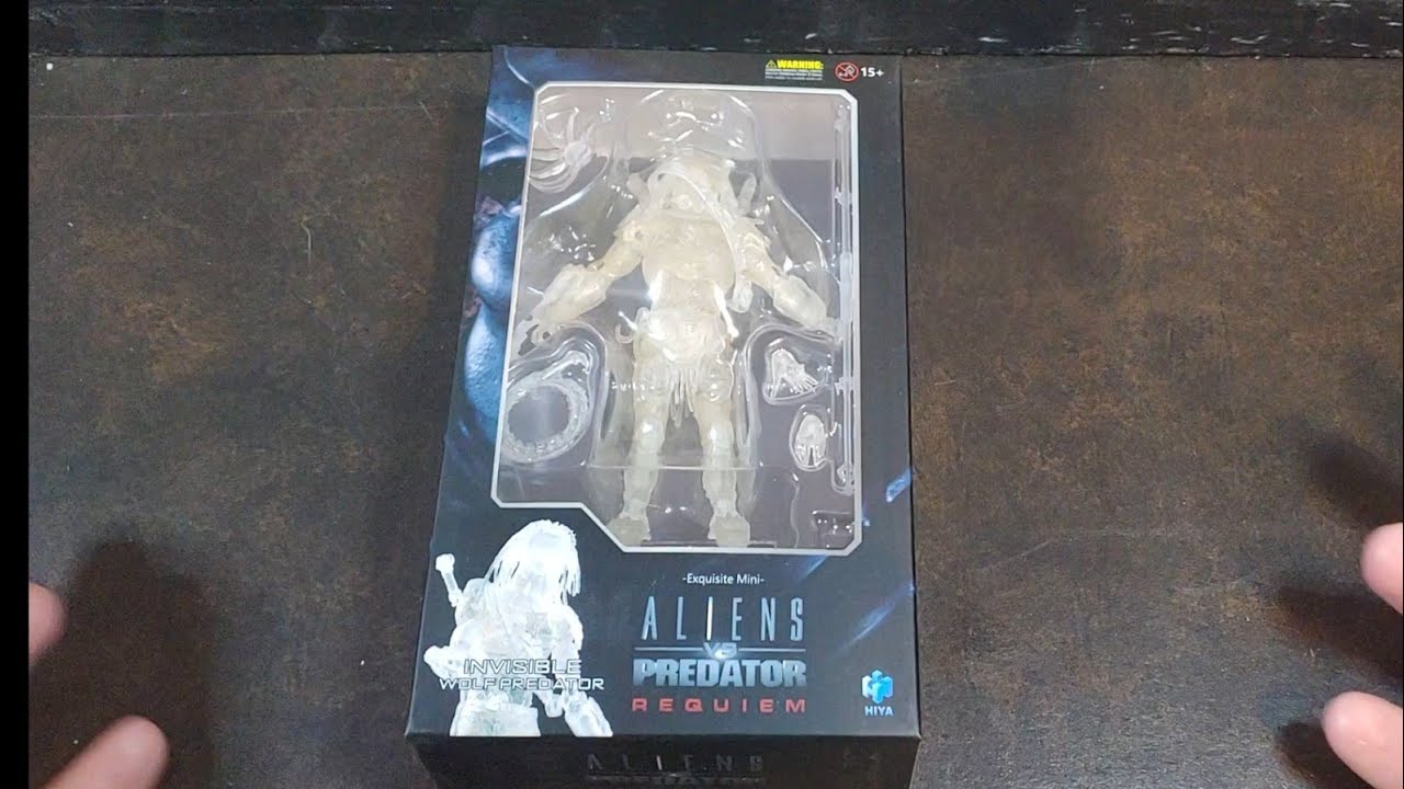 Hiya Toys Invisible Wolf Predator Alien vs Predator Requiem AVPR