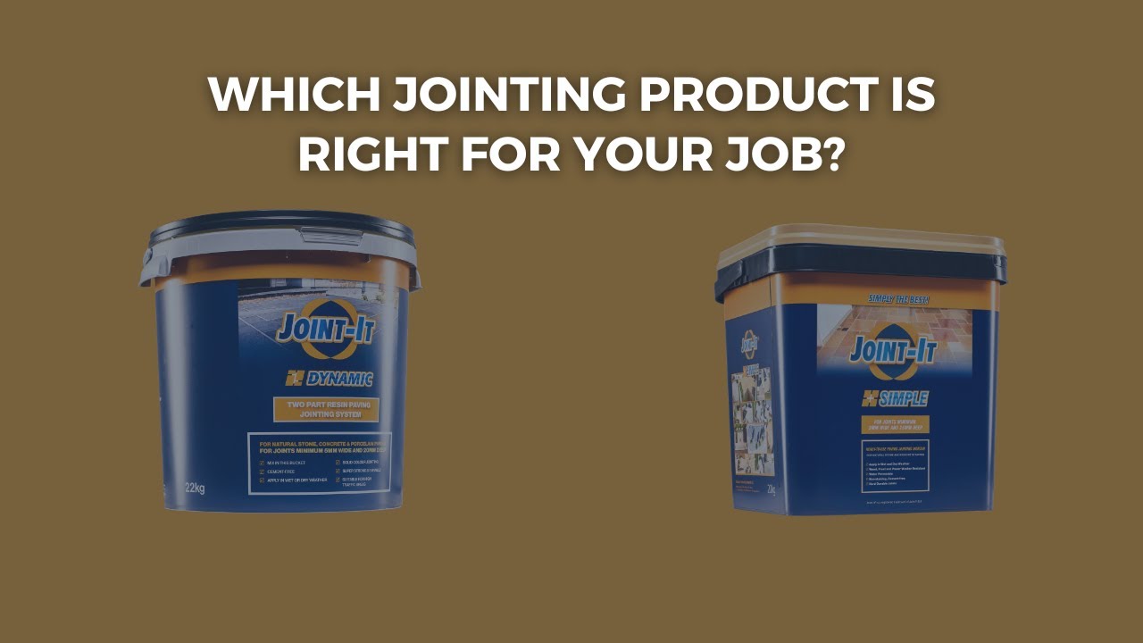 Which jointing product is right for your job?