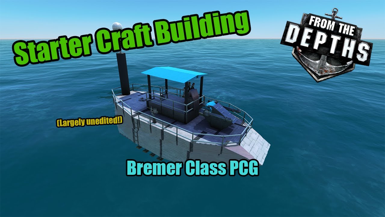 Building a CHEAP Gunboat in From the Depths (The Movie)