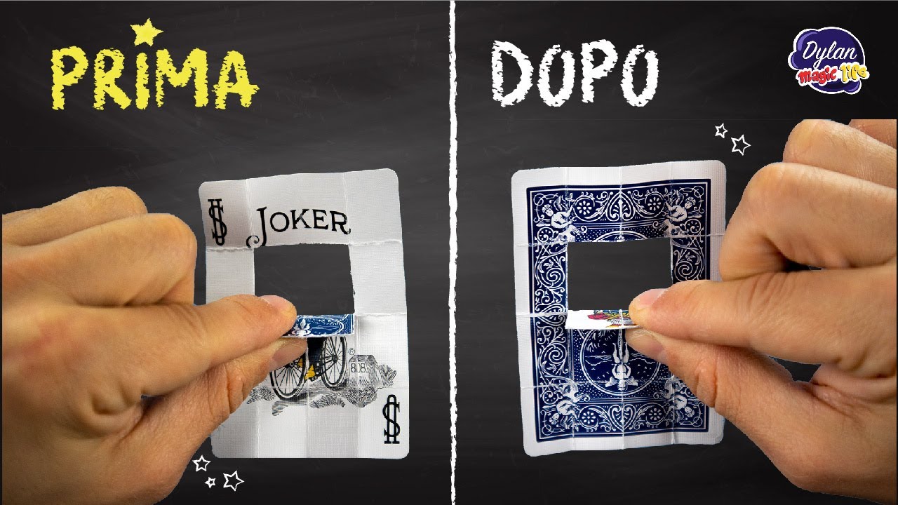 Trucco di magia CON UNA CARTA che tutti possono fare (TUTORIAL)
