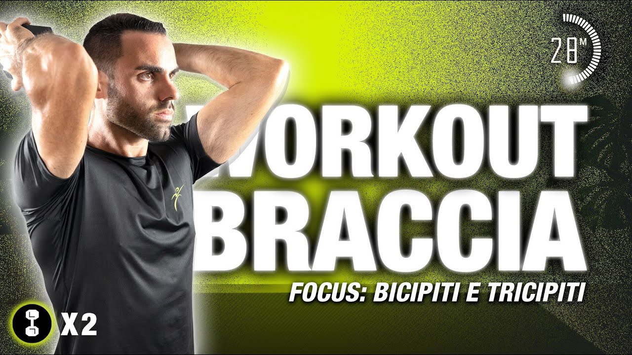 ALLENAMENTO BRACCIA- 28 min.| WORKOUT BICIPITI E TRICIPITI.