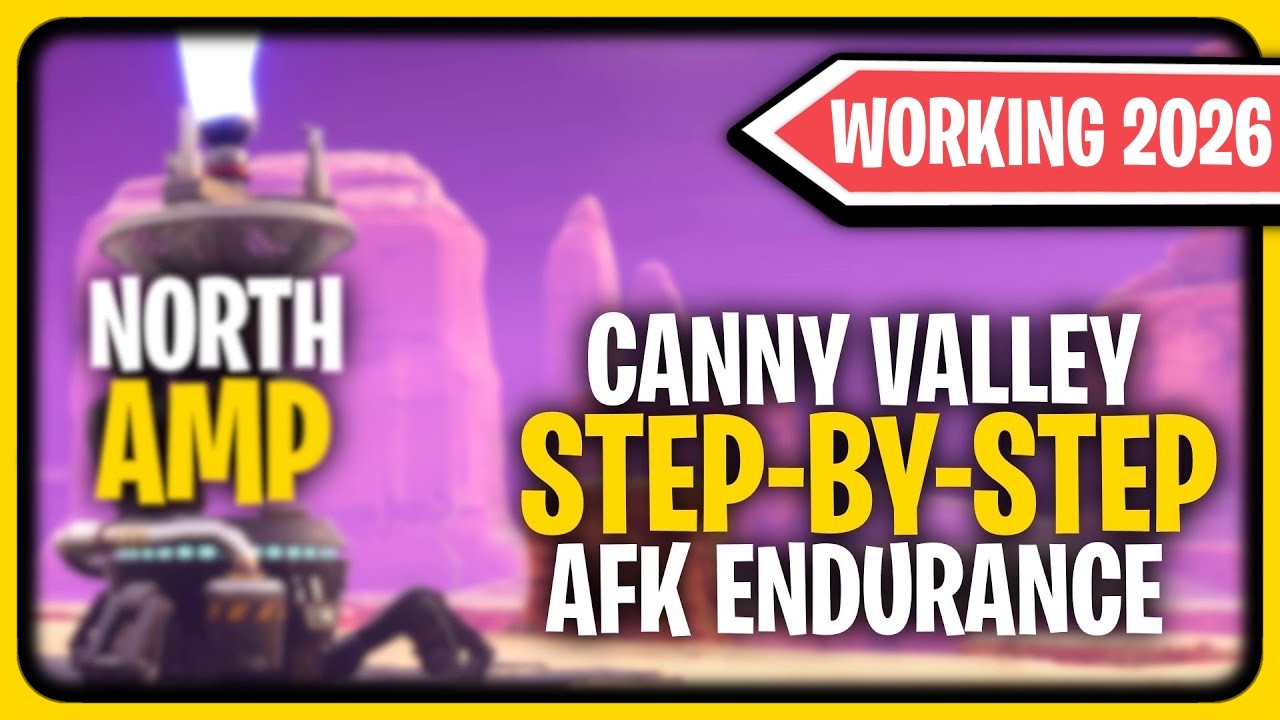 Fortnite STW Endurance AFK - Canny Valley NORTH (Full Build) | Working 2025