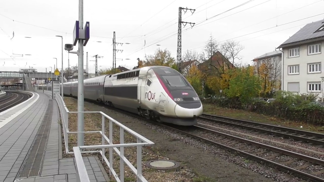 [Full HD] [Camcorder] Eisenbahnverkehr am 18.11.2023 in Rastatt
