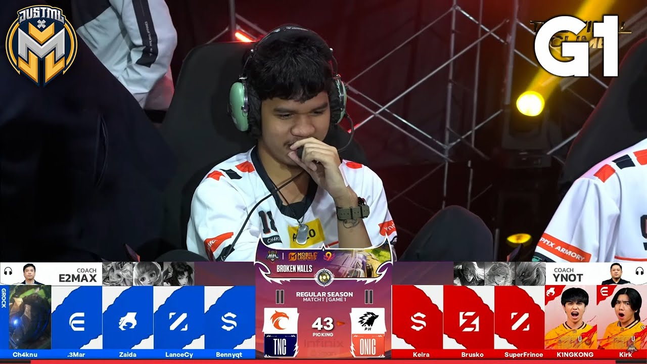 ONIC VS TNC GAME 1 | WEEK 8 DAY 3 | MPL PH SEASON 16