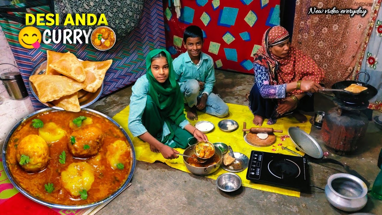Desi Anda Curry || Hamari Murgi Ke Ande || Ammi Ne Bana Liye 