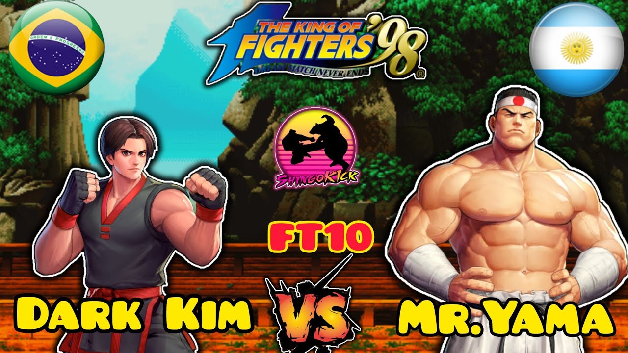 🔥Duelo Mandril de Top Tigres🐯🔥🇧🇷Dark Kim🇧🇷🆚🇦🇷Mr.Yama🇦🇷 FT10 #kof98 