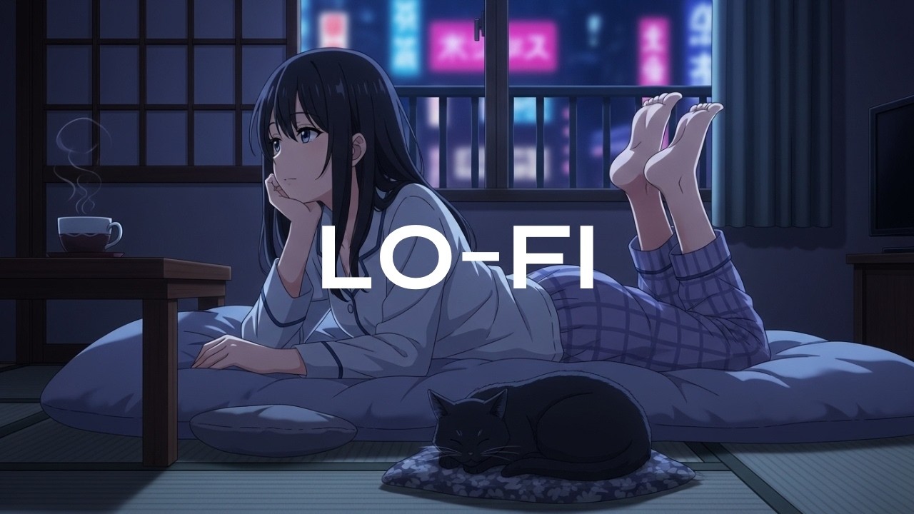 3AM Rainy City Lofi Mix for Deep Focus and Late Night Studying ☂️🌙